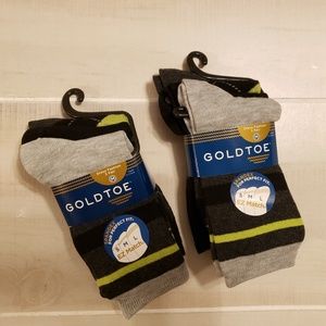 Gold Toe Socks- 6 pairs for Kids - Meduim